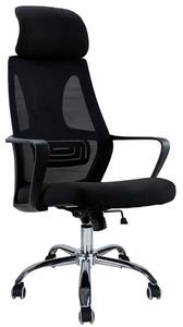 Czarny fotel biurowy obrotowy do komputera - Fisan
