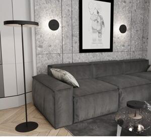 Lampa stojąca podłogowa loftowa czarna płaska 3xG9 8W NEMO Emibig