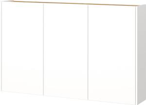 Biała szafka w dekorze dębu wisząca 138x87x25 cm Libbiano – Germania