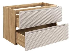 Szafka pod umywalkę OCEAN BEIGE 82-90-2S 90cm dąb olejowany/