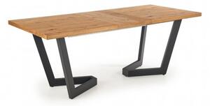 Rozkładany stół Massive 160x90, drewniany blat