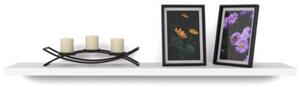 Półka Wisząca STIVMEBLE Ścienna 80 cm na książki zdjęcia 80x15x1,8 cm Biały Mat