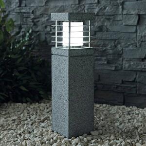 Heitronic Lampa ogrodowa stojąca La Mer, aluminiowy / szary / cynkowy, kamień, nowoczesny