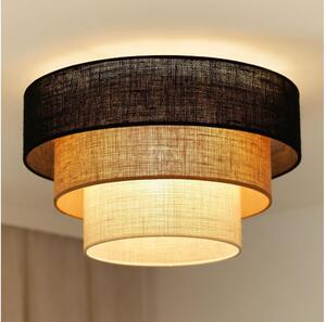 Brilagi Brilagi -Lampa sufitowa ASPEN LUNETA 1xE27/15W/230V śr. 45 czarna/beżowa/kremowa BG1117