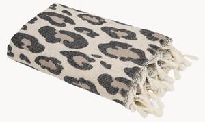 Ręcznik plażowy z bawełny Leopard