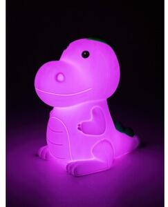 Lampka nocna dziecięca dinozaur LED 0.45W RGB USB ściemnialna bezprzewodowa DINOO Rabalux