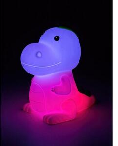 Lampka nocna dziecięca dinozaur LED 0.45W RGB USB ściemnialna bezprzewodowa DINOO Rabalux