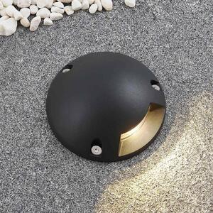 Lindby Huban oprawa natynkowa LED, 1-punktowa, czarny, aluminium, nowoczesny