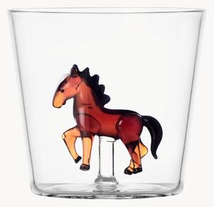 Ręcznie wykonana szklanka ze szkła borokrzemowego Horse