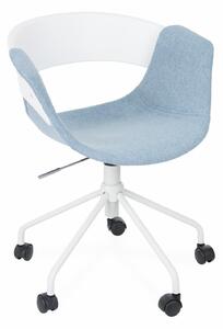 Krzesło obrotowe Forma Move Błękitne, młodzieżowe do biurka