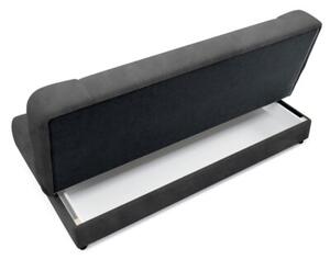 Wersalka RozkÅadana Sofa Z FunkcjÄ Spania Dwuosobowa Ciemnoszary PIANO