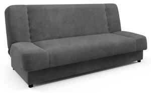 Wersalka RozkÅadana Sofa Z FunkcjÄ Spania Dwuosobowa Ciemnoszary PIANO