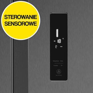 Lodówka AMICA FY5119.3DFBX Side by Side No frost 177cm Czarna