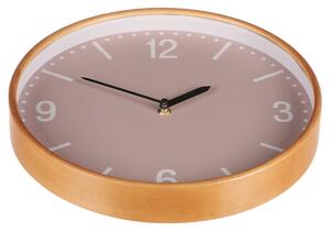 Zegar ścienny Simplex beżowy, śr. 32 cm, MDF