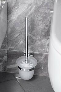 SAPHO XQ301 X-Square szczotka do WC na ścianę, srebrny