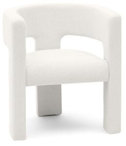 Biały designerski fotel ALPAH B
