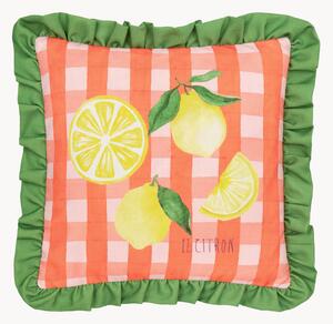 Poduszka z falbanką Gingham