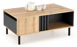 Stolik kawowy SONIA 100x60 dÄ b artisan/czarna