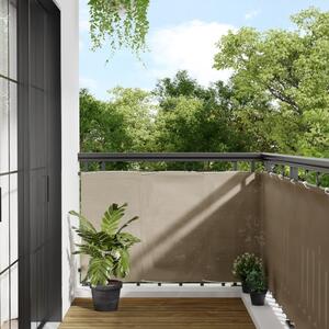 Parawan balkonowy, taupe, 90x800 cm, 100% poliester Oxford