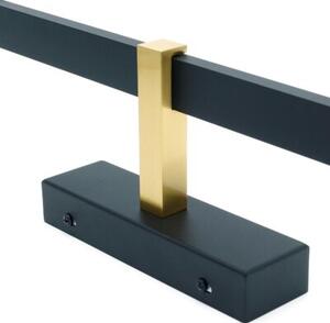 Kinkiet nad lustro/obraz LED 24W 120 cm czarno-złoty VENUS ID-9038 Idealed