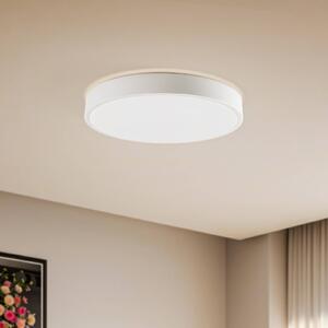 Inteligentna lampa sufitowa Innes Lindby, możliwość ściemniania, biały / opal, salon / jadalnia, metal, nowoczesny