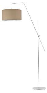 Lampa stojąca podłogowa przegubowa regulowana z abażurem walec MODERN