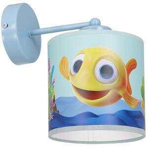 Kinkiet niebieski MINIMINI 1xE27x40W wym:23x15x21cm IP20 Milagro