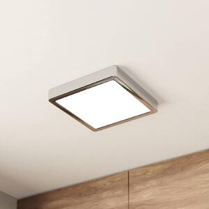 EGLO Lampa sufitowa LED Fueva 5 IP44 3000K chrom 21x21cm