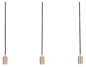 Tala - Linear Triple Lampa Wisząca Brass