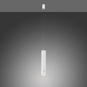 JUST LIGHT. GmbH Lampa wisząca Attach, możliwość ściemniania, biały / opal, salon / jadalnia, metal, nowoczesny