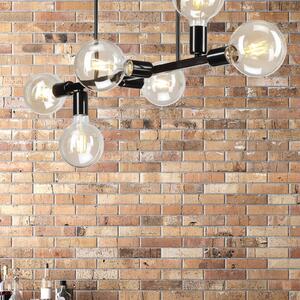 Lamkur Lampa sufitowa Eliza 6-punktowa, czarna