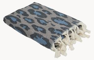 Ręcznik Hammam z żakardu bawełnianego Leopard
