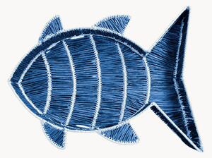 Ręcznie wykonany kosz z rafii Fish
