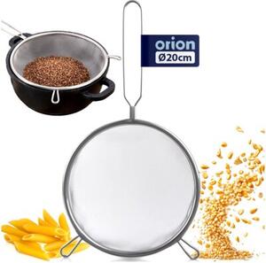 Sitko kuchenne stalowe z uchwytem 20 cm