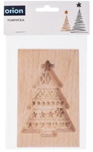 Foremka do ciastek drewniana choinka 13x8 cm