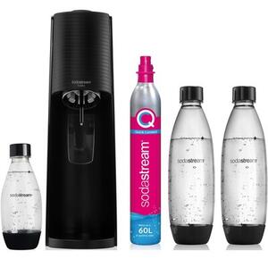 Saturator SODASTREAM Terra Czarny + 3 butelki