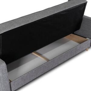 Wersalka RozkÅadana Sofa Kanapa Z FunkcjÄ Spania Dwuosobowa Szara MALTA