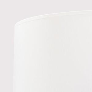Lampa stojąca podłogowa z abażurem białym trójnóg drewniany 1xE27 15W NATT Sollux Lighting