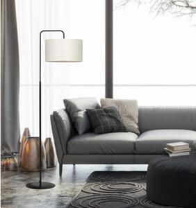 Lampa stojąca podłogowa Emibig 1xE27 60W TRAPO LP1 BLACK / ECRU 570/4