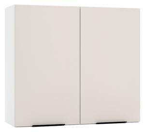 Górna Szafka Kuchenna 80 Cm Beż Piaskowy R9-F08