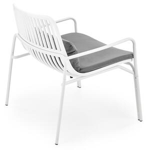 Białe nowoczesne krzesło ogrodowe - Pefo