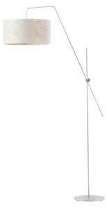 Lampa stojąca podłogowa przegubowa regulowana z abażurem walec MODERN