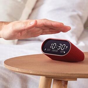 Budzik LEXON Ray Clock LR155SR3 Czerwony