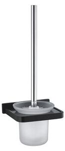Szczotka WC OMNIRES Darling DA70620 Czarny mat