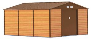 Domek ogrodowy G21 GAH 1300 - 340 x 382 cm, brązowy