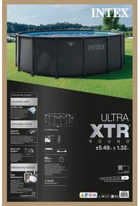 Basen ogrodowy stelażowy ULTRA XTR 549x132 cm z pompą filtrującą INTEX 26330 ND