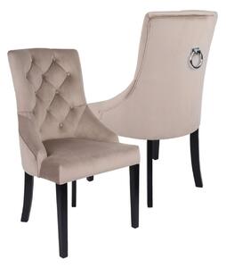 Krzesło do jadalni Sisi 4 z kołatką, ozdobne, wygodne, stylowe, glamour, do jadalni, do restauracji, bestsellerowy, ponadczasowy