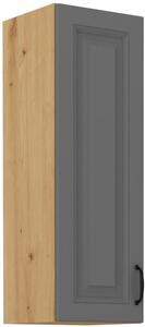 Szafka kuchenna wisząca górna STILO 30 G-90 1F Szary/Dąb Artisan