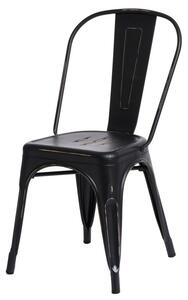 Designerskie krzesło kawiarniane z metalu Paris Antique mat