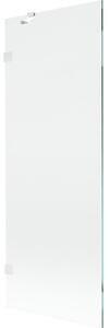 Mexen Lunar parawan nawannowy 1-skrzydłowy 70 x 150 cm, transparent, biały - 897-070-000-20-00